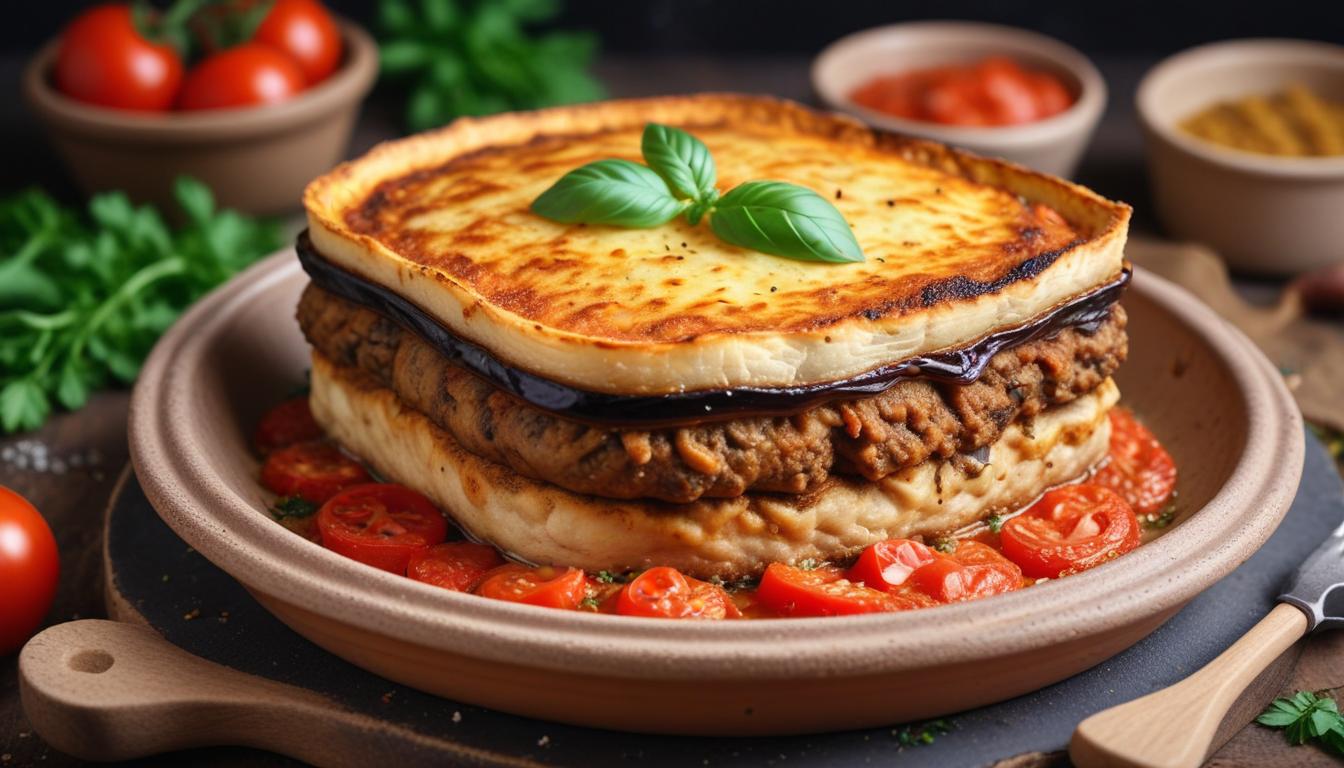 Fırında Efsane Patlıcan Musakka