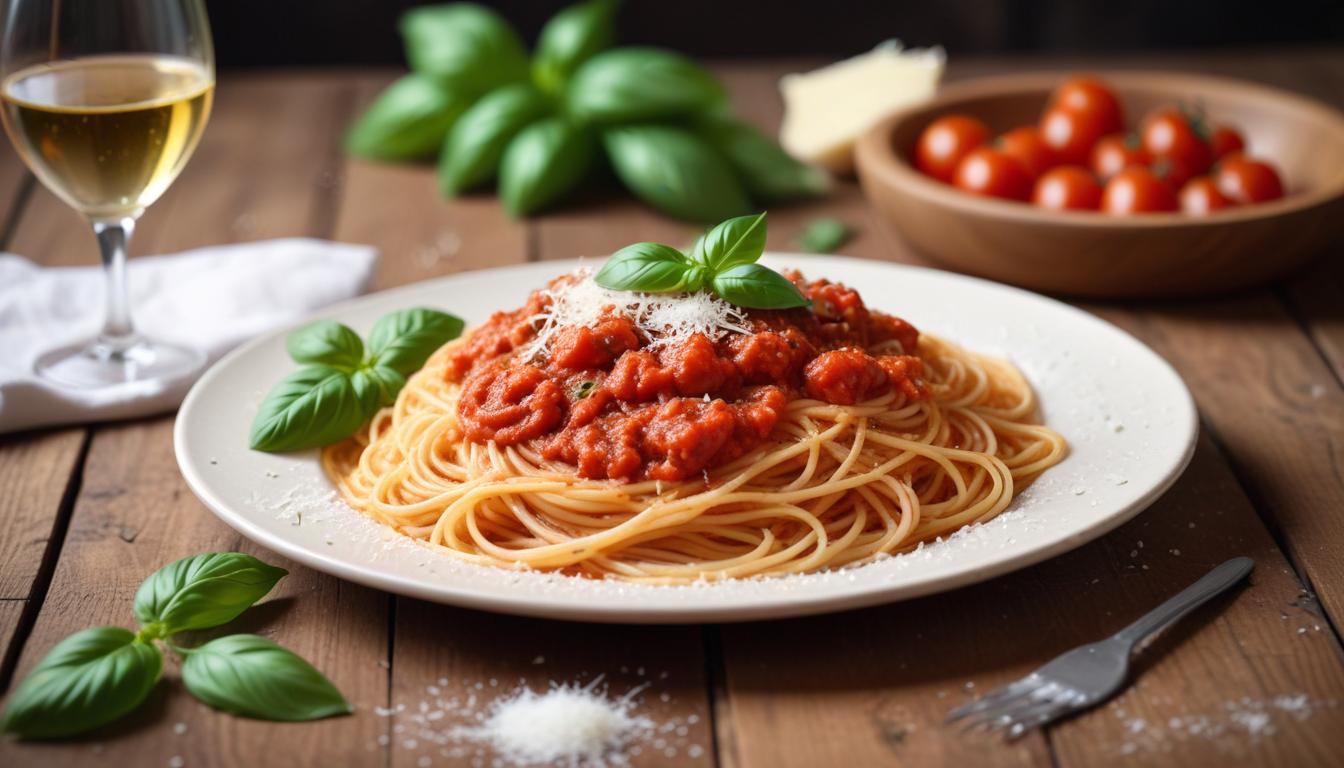 Kolay Domates Soslu Spagetti Tarifi