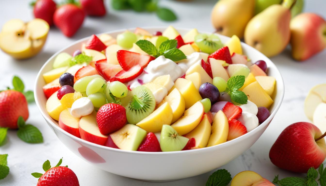 Ferahlık Dolu Meyveli Yaz Salatası