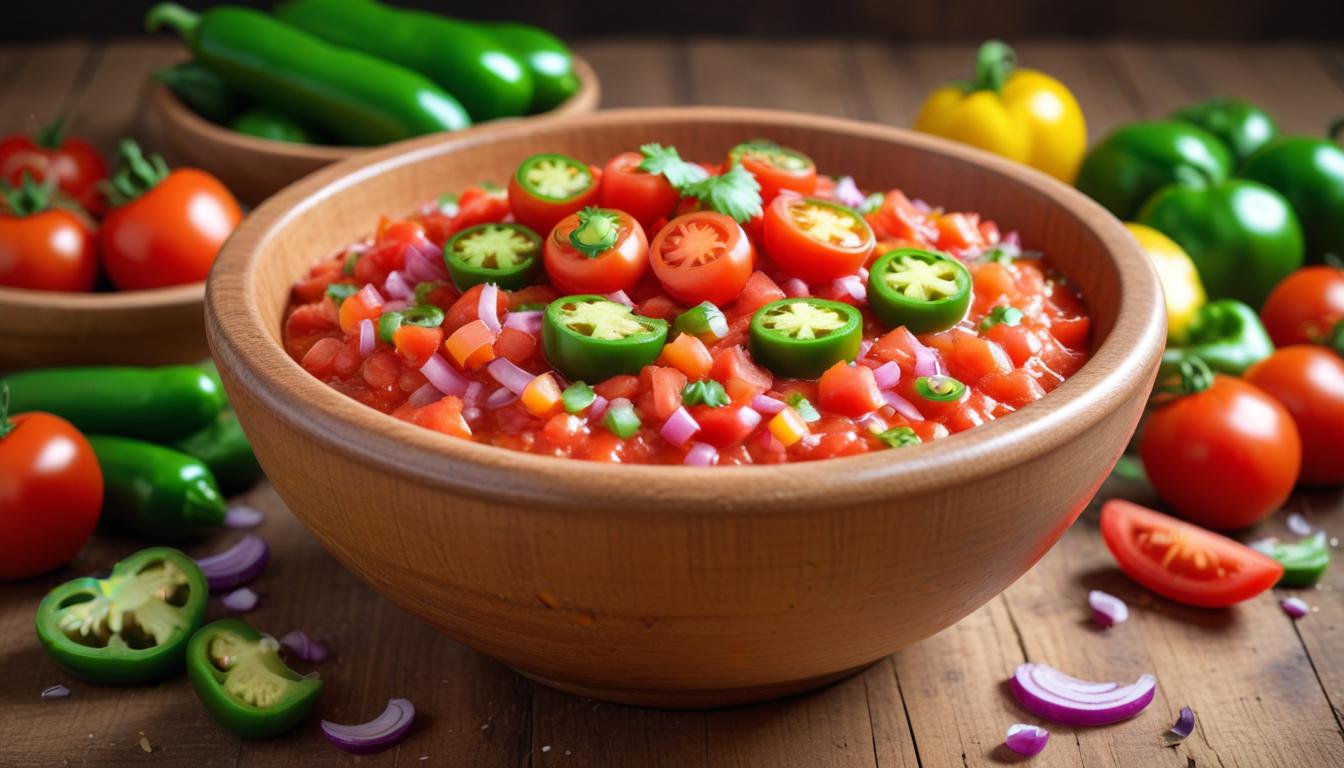 Sferleştirilmiş Salsa: Renkli ve Lezzetli Bir Sos