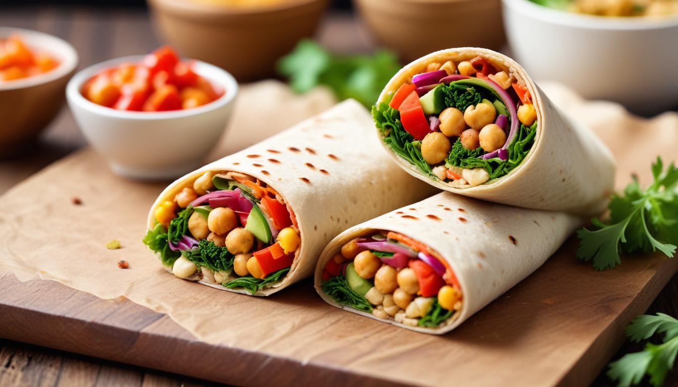 Hızlı ve Pratik Nohutlu Wrap Tarifi