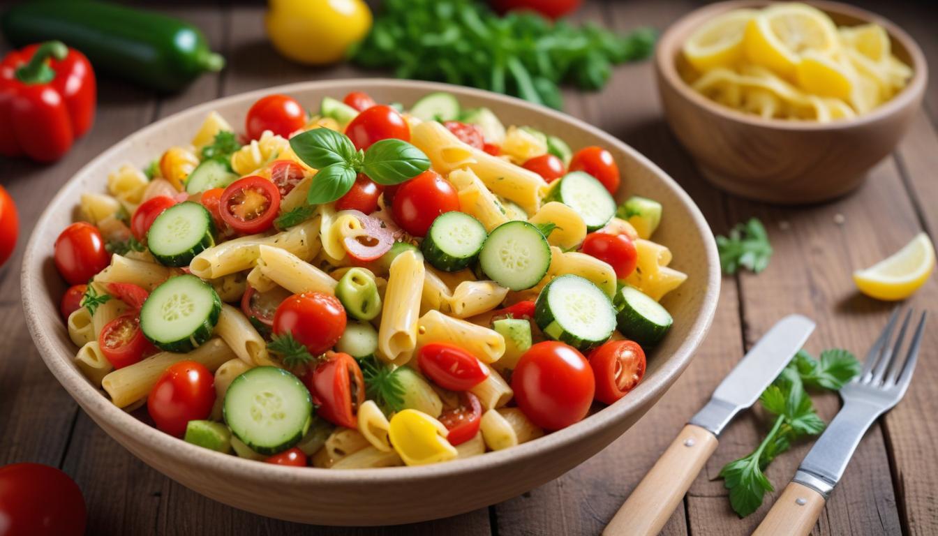 Hızla Hazırlanan Lezzetli İtalyan Makarna Salatası