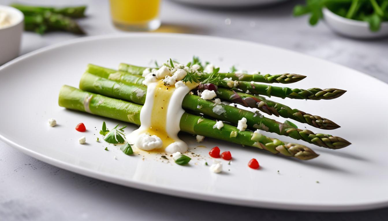 Sıvı Azotla Dondurulmuş Kuşkonmaz Salatası - Soğuk Lezzetlerin Zirvesi