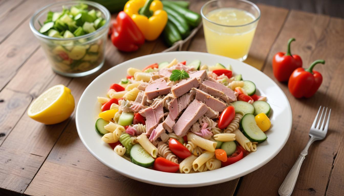 Pratik Ton Balıklı Makarna Salatası