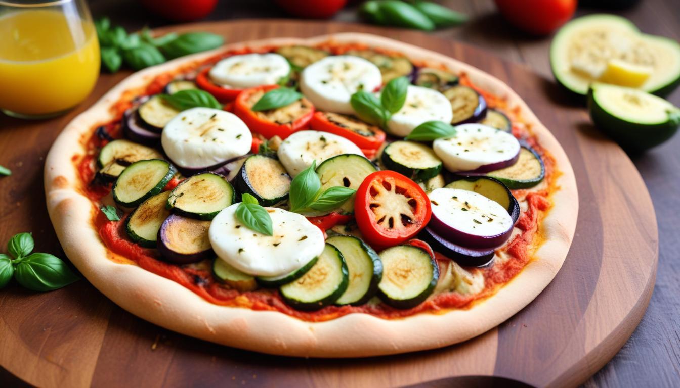 Izgara Sebzeli Lezzet Patırtısı: Vegan Pizza Tarifi