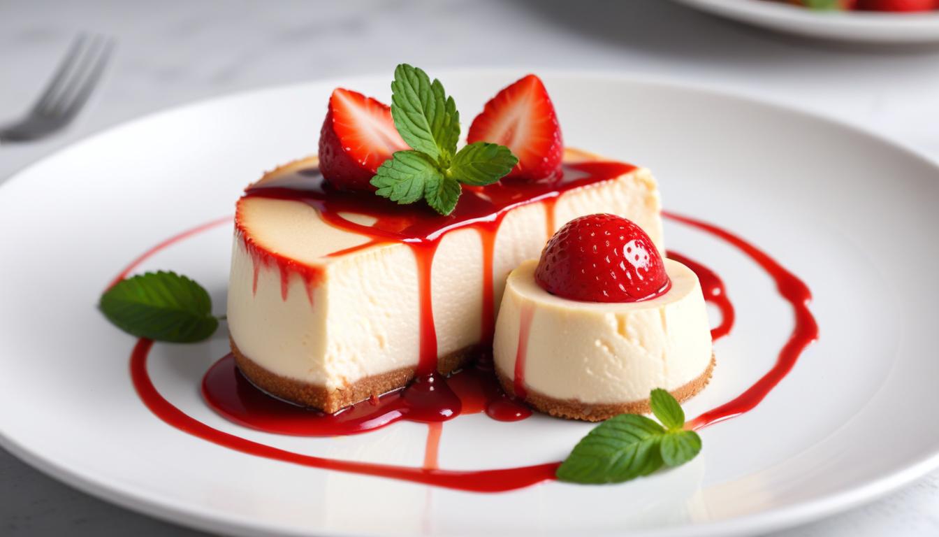 Moleküler Çilekli Cheesecake Deneyimi